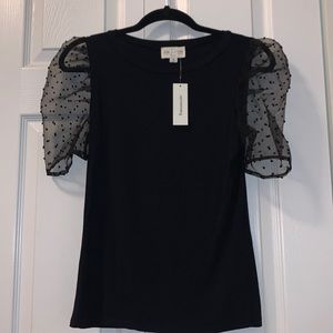 Puff sleeve top